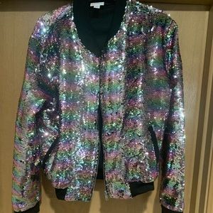 Lularoe Rainbow Sequin Stevie